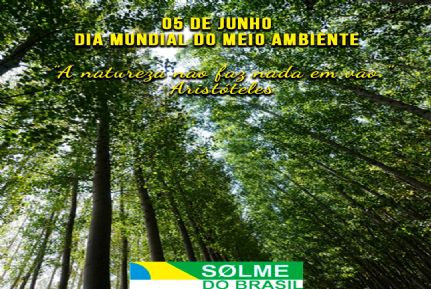 05 de junho - Dia mundial do meio ambiente